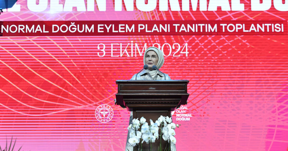 Emine Erdoğan’dan normal doğum çağrısı