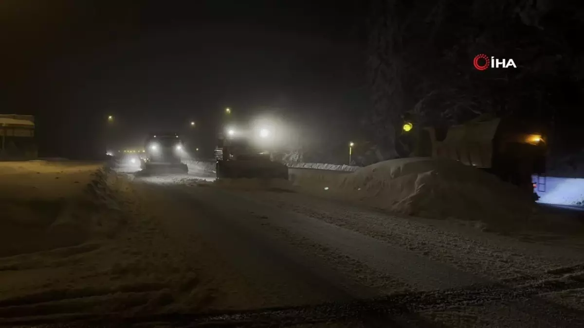 Bolu Dağı’nda Sis ve Kar Etkili