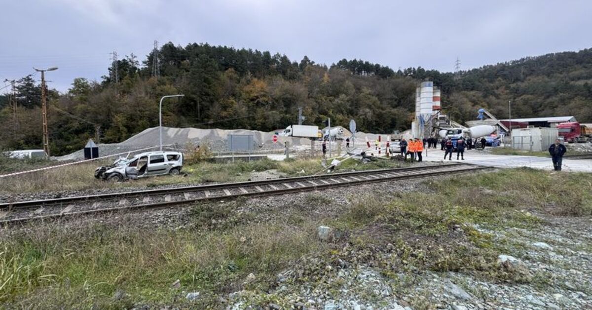 Zonguldak’ta tren araca çarptı: 1 ölü, 1 yaralı