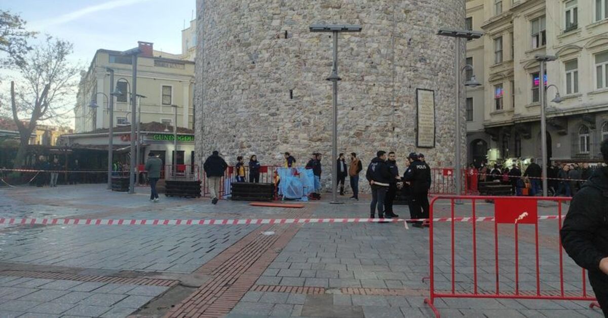 Galata Kulesi’nde üzücü ölüm