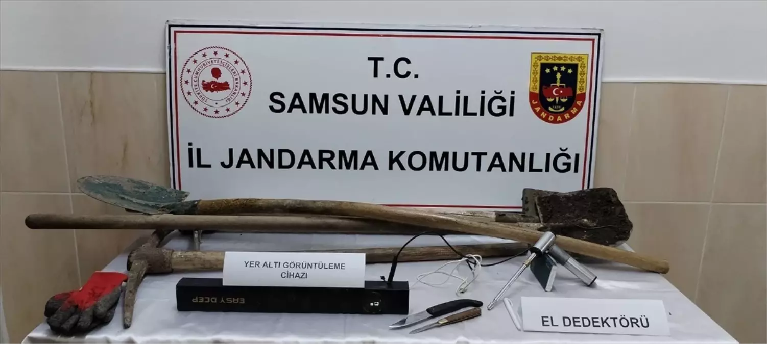 Samsun’da Kaçak Kazı Operasyonu