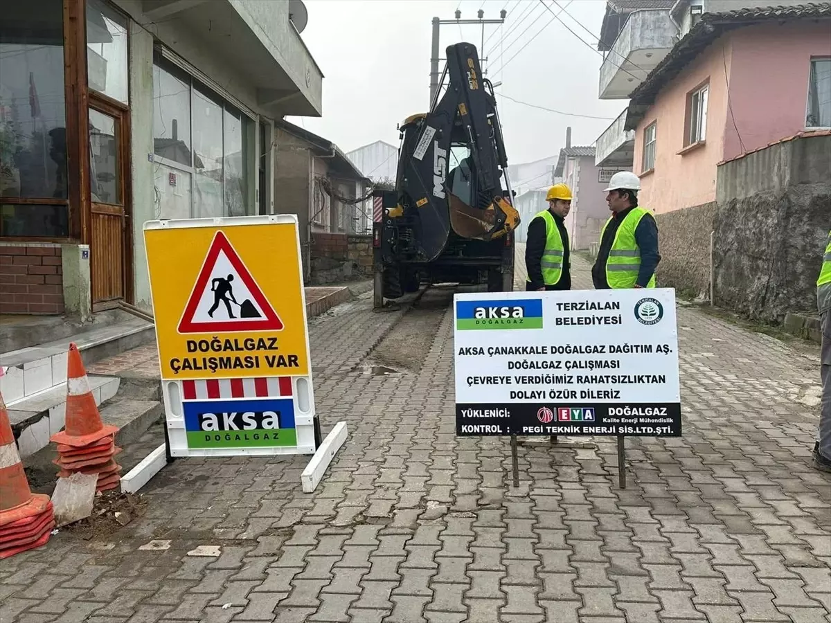 Terzialan’da Doğal Gaz İçin İlk Kazma Vuruldu