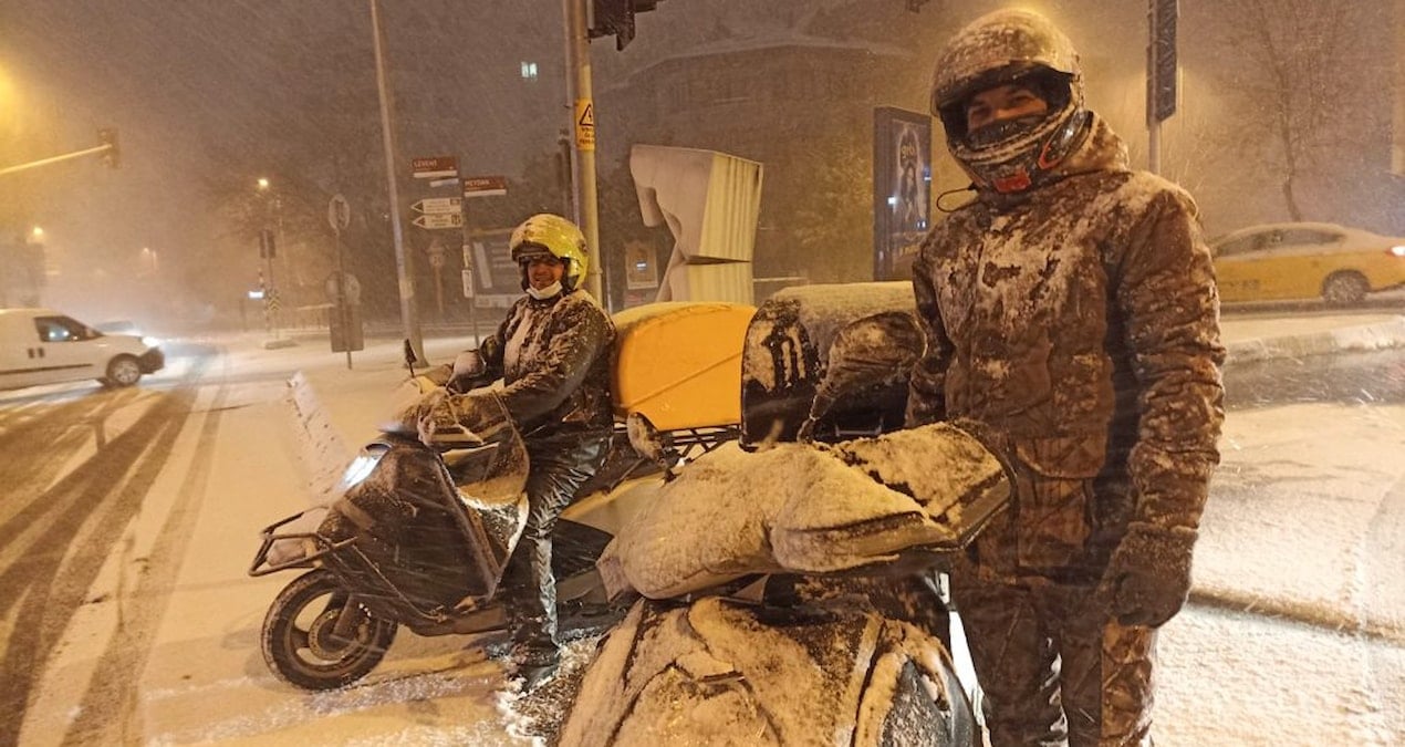 İstanbul’da bugün kuryeler trafiğe çıkamayacak