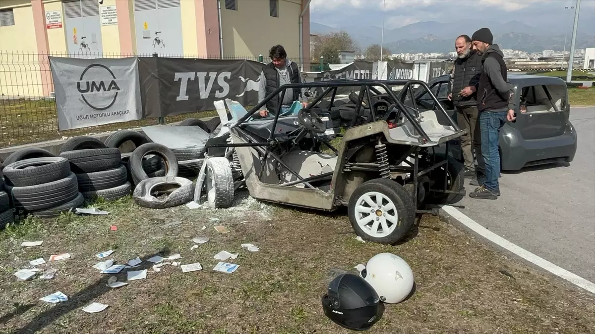 Nazilli’de Rallici Kaza Geçirdi