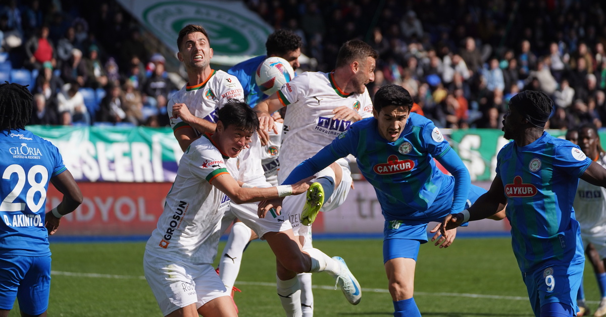 Çaykur Rizespor – Alanyaspor: 3-1