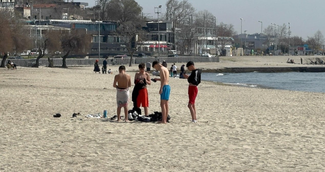 İstanbul’da deniz sezonu erken açıldı