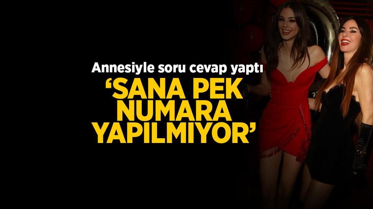 Deren Talu bu kez Defne Samyeli ile soru cevap yaptı! ‘Sana pek numara yapılmıyor’